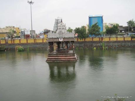 Incessant rains bring water to Thiruvallikkeni Kairavini Pushkarini ~  !! 2015