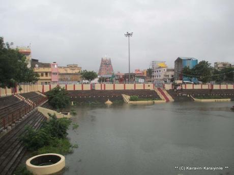 Incessant rains bring water to Thiruvallikkeni Kairavini Pushkarini ~  !! 2015