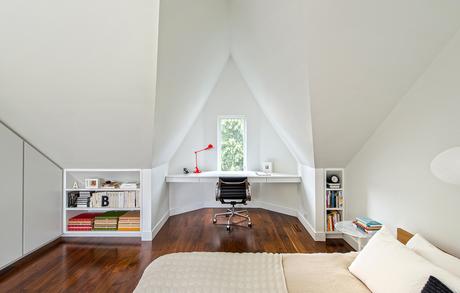 Toronto Contrast House Master Bedroom