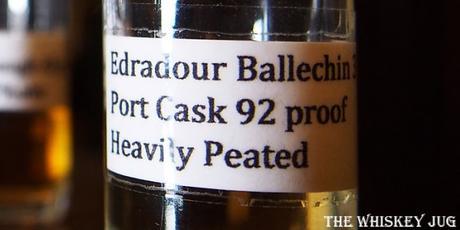 Edradour Ballechin 3 Review Edradour Bellachin 3 Label