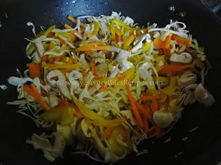 Crispy Burnt Garlic Veggie Noodles