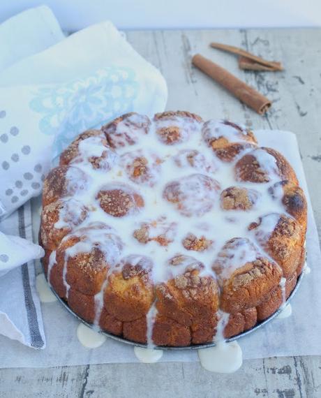 Cinnamon Bread with Cream Cheese Glaze