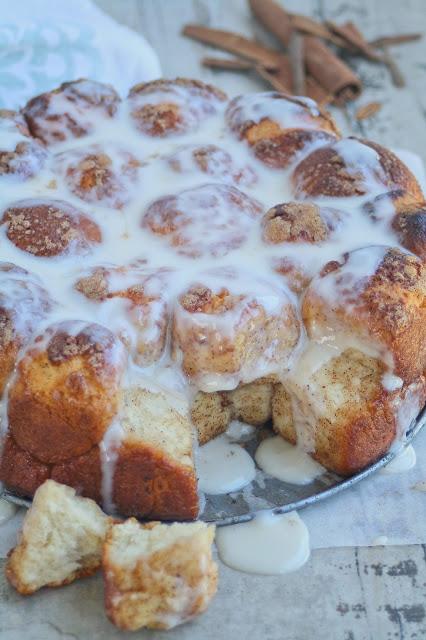 Cinnamon Bread with Cream Cheese Glaze