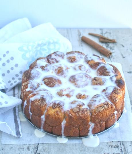 Cinnamon Bread with Cream Cheese Glaze