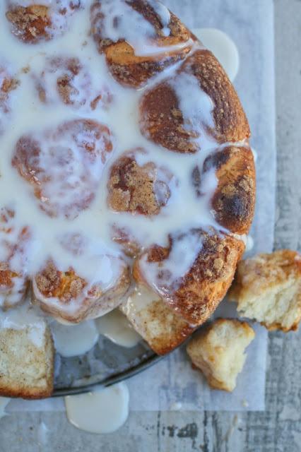 Cinnamon Bread with Cream Cheese Glaze