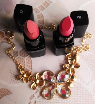 Nelf USA Velvet Touch Lipsticks in Stealing Pink & Diva Review,Price