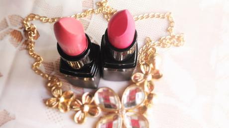 Nelf USA Velvet Touch Lipsticks in Stealing Pink & Diva Review,Price