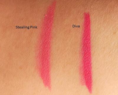 Nelf USA Velvet Touch Lipsticks in Stealing Pink & Diva Review,Price