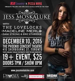 Jess Moskaluke Dec 10 Toronto