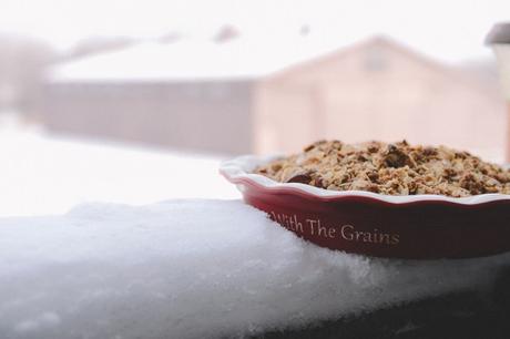 Pear Apple Spelt & Oat Crisp // www.WithTheGrains.com