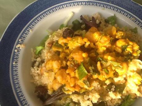 4-Ingredient Pumpkin Soup Makes a Perfect Flavoring for a Garbanzo Delight