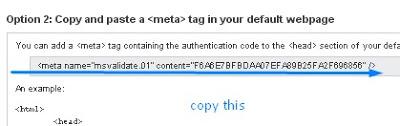 meta tag ownership confirmation