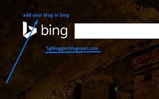 add blogger blog in search engine