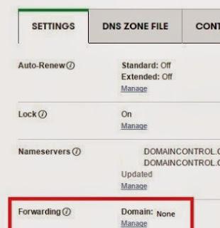 connect domain in blogger