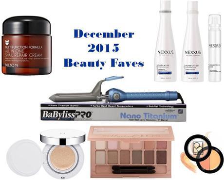 Beauty Favorites - December 2015