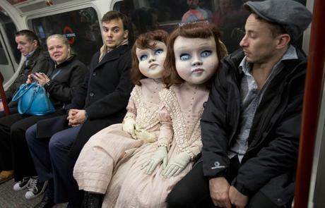 Derren Brown Shocks Commuters with Creepy Victorian Stunt