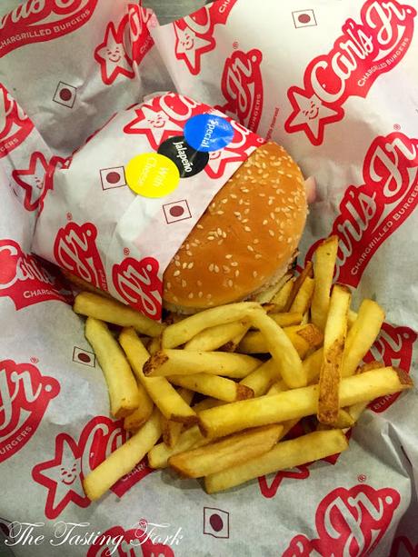 Carl's Jr. in SELECT Citywalk dishing out mouth-watering burgers!