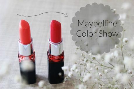 Maybelline Color Show Lipstick Swatches