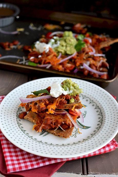 Indian Style Nachos with Kidney Beans (Naan-Chos) - Paperblog