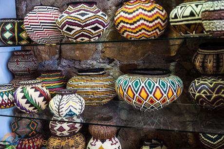 Strolling Through Casco Viejo in Panama #TheWeeklyPostcard Baskets from the Embará tribe can be woven tightly enough to hold water.