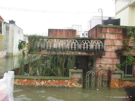 some more rains for battered Chennai ~ SYMA continued its relief work [with boats !!]