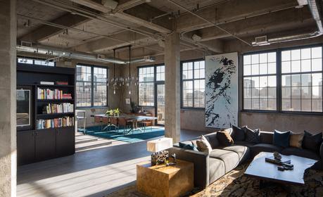 Large open Denver loft with a modern interior