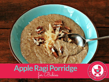 Apple Ragi Porridge for Babies