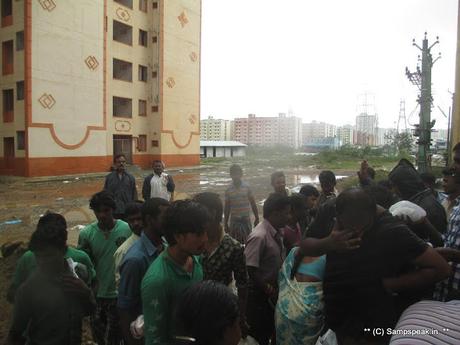 rain relents .... SYMA continues relief work at rain affected places - day 4