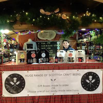 beers of scotland stall glasgow christmas market st enoch square glasgow