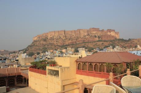Taken on November 29, 2015 from the rooftop of Pal Haveli in Jodhpur