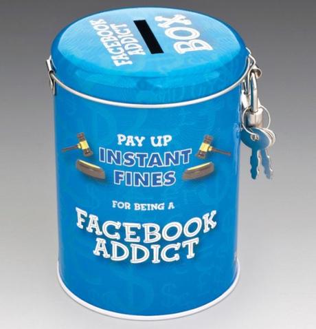 Facebook Addict Fine or Fund Tin