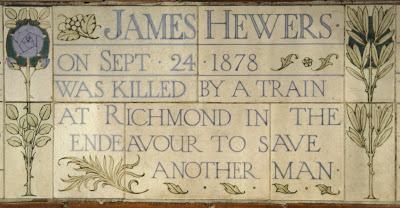 Postman's Park (34): travel deaths