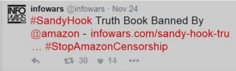 InfoWars tweet on Nobody Died at Sandy Hook