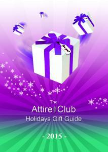 The Attire Club 2015 Holidays Gift Guide