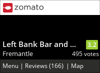 Left Bank Bar and Cafe Menu, Reviews, Photos, Location and Info - Zomato