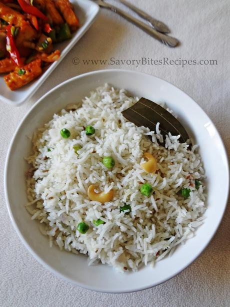 Jeera Rice / Peas Pulao