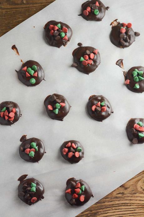 Chocolate Dipped Holiday Cookies