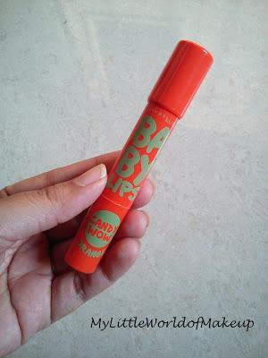 Maybelline Baby Lips Candy Wow in Orange Review & Swatches