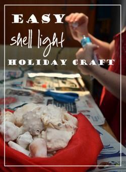 shell light craft easy holiday diy