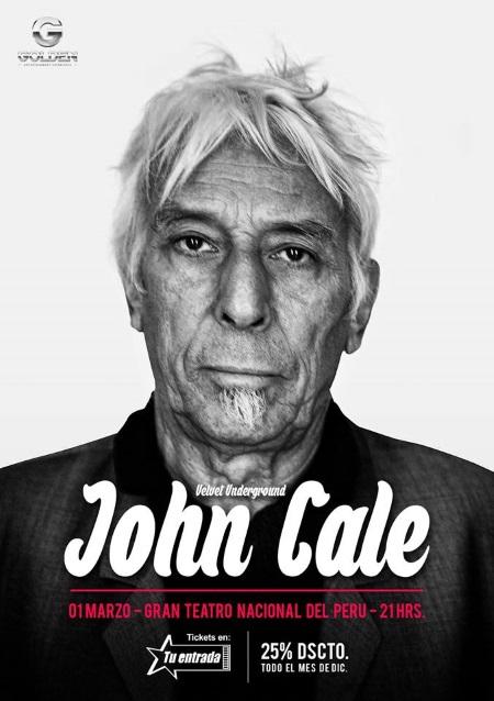 John Cale: show in Lima, Peru