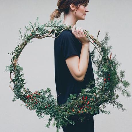 a natural Christmas Wreath