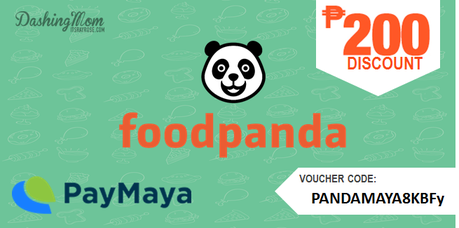 Food Panda is now accepting PayMaya!