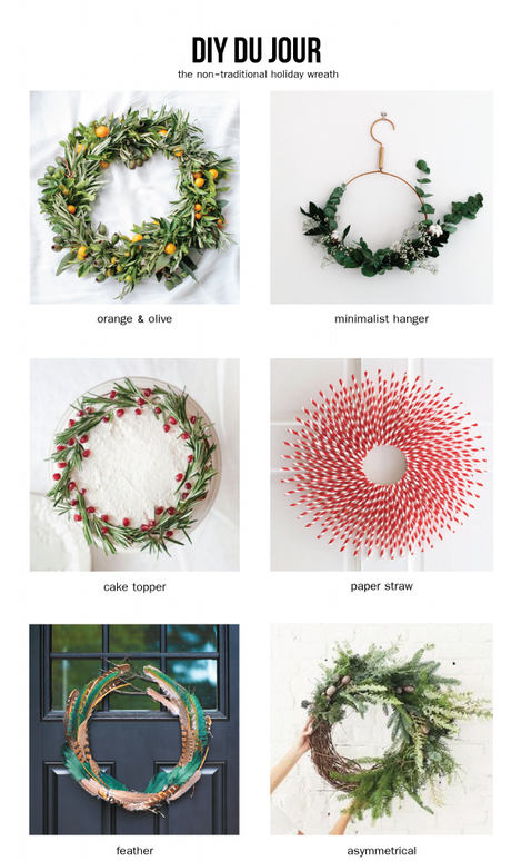 DIY Du Jour: The Non-traditional Holiday Wreath | Francois et Moi