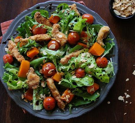 Summer Chicken Goujon Salad