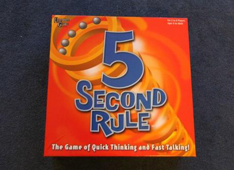 5 Second rule board game
