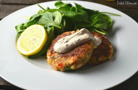 Salmon Cakes with Creamy Mustard Sauce