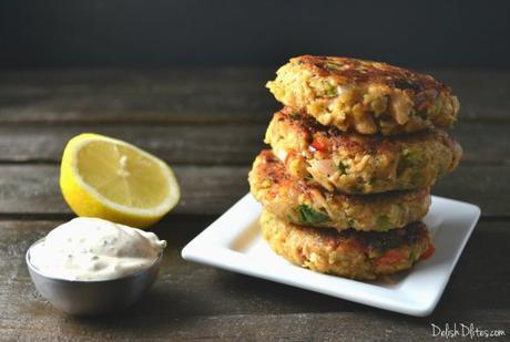 Salmon Cakes with Creamy Mustard Sauce