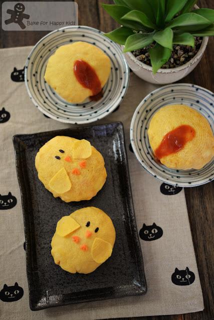 little chick omurice onigiri