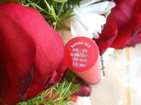 Lakme Absolute Lip Pout Matte Tint - Raving Red : Review, Swatch, Look