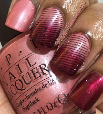 Pink and Red with OPI